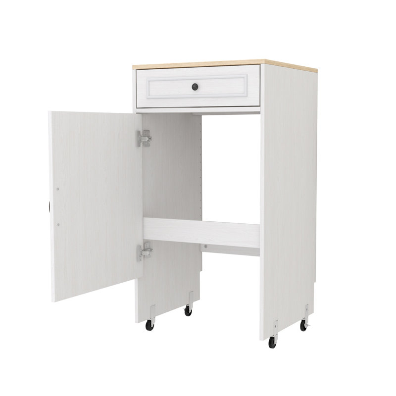 Table d'appoint multi-rangement avec portes et tiroirs pour le salon, le bureau ou la cuisine
