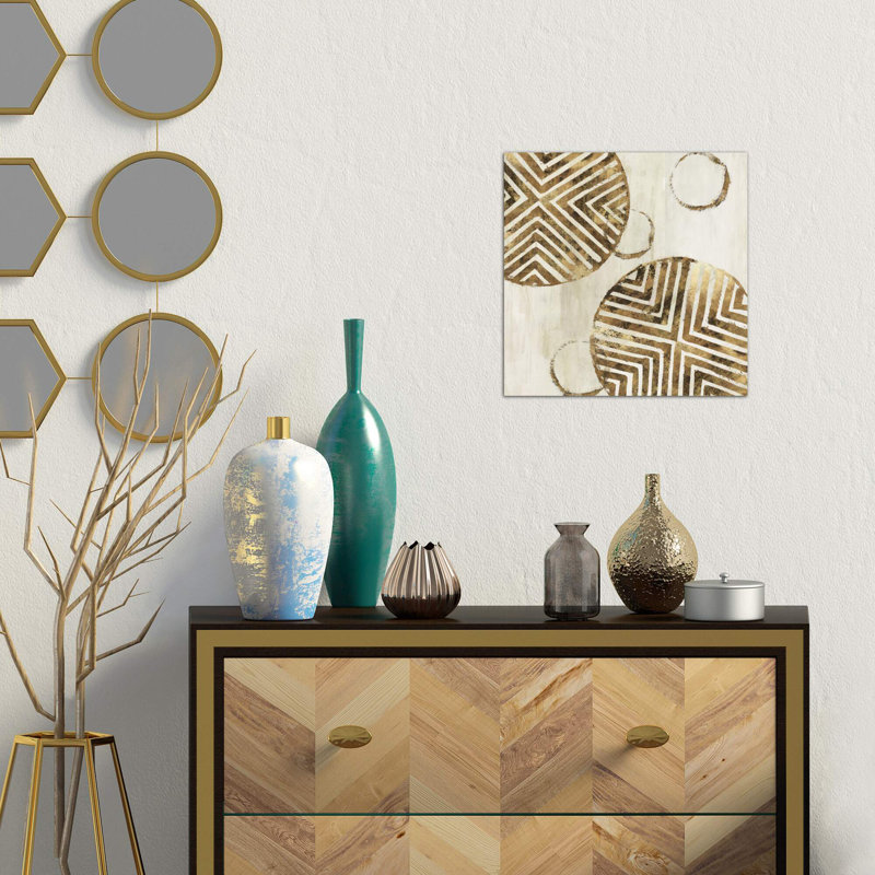 African Composition by Eva Watts - Painting on Canvas, 66.04 cm H x 66.04 cm W x 1.91 cm D, Wrapped Canvas