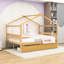 Lit double sur le toit avec tiroirs de rangement-790502758