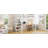 Bluebell Modern Minimalist Solid Pine Wood Loft Bed with Integrated Desk, Shelving & Writable Board