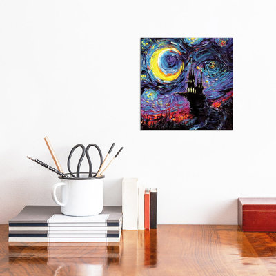 The Haunting Of Van Gogh by Aja Trier - Wrapped Canvas Print