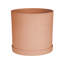 Pot à fleurs rond intérieur / extérieur en plastique moderne avec soucoupe-1927843348-1927843350