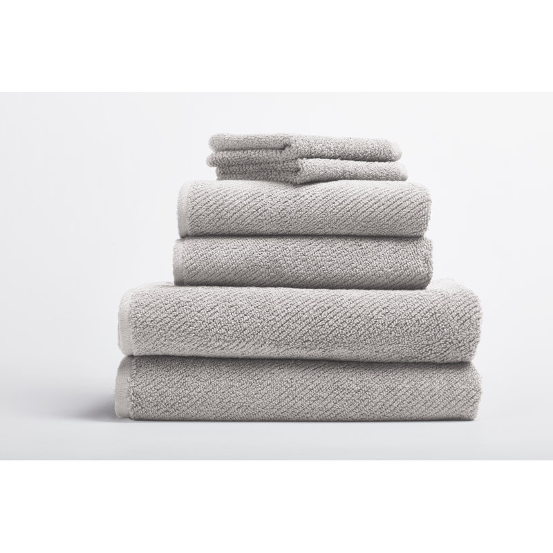 Air Weight 100% Cotton Midweight Bath Sheet, Fog