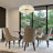 8-light Dimmable Ring Chandelier