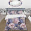 Ensemble de housse de couette mauve et rose-337820888