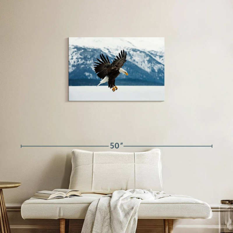 Alaskan Eagle, 20" H x 30" W