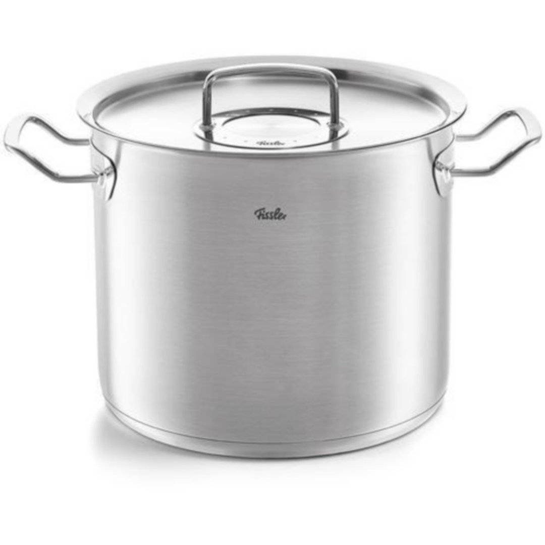 Original-Profi Collection® Tall Stainless Steel Stock Pot With Lid Fissler 
