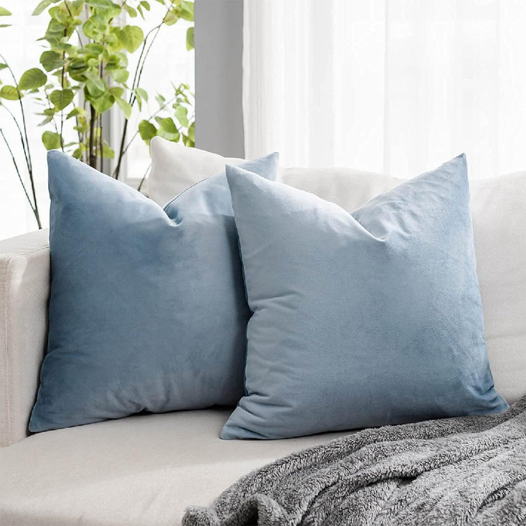 Everly Quinn Picotte Velvet Square Pillow Cover & Reviews