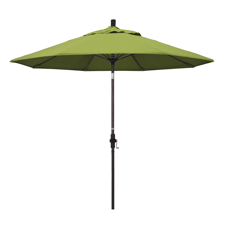 Parasol de marché Sunbrella® 9 pi Roverta, Ara, Brun