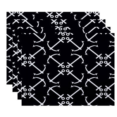 Hancock Polyester Geometric Rectangle Placemat