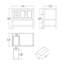 Ensemble de meuble-lavabo simple 37 po Thome-954435456-954435459