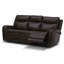 Canapé inclinable électrique en cuir 88 po Britaney
