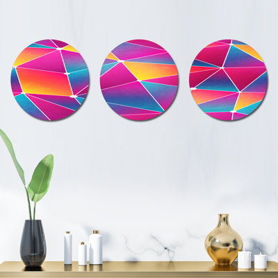 Abstract Wall Decor on Metal