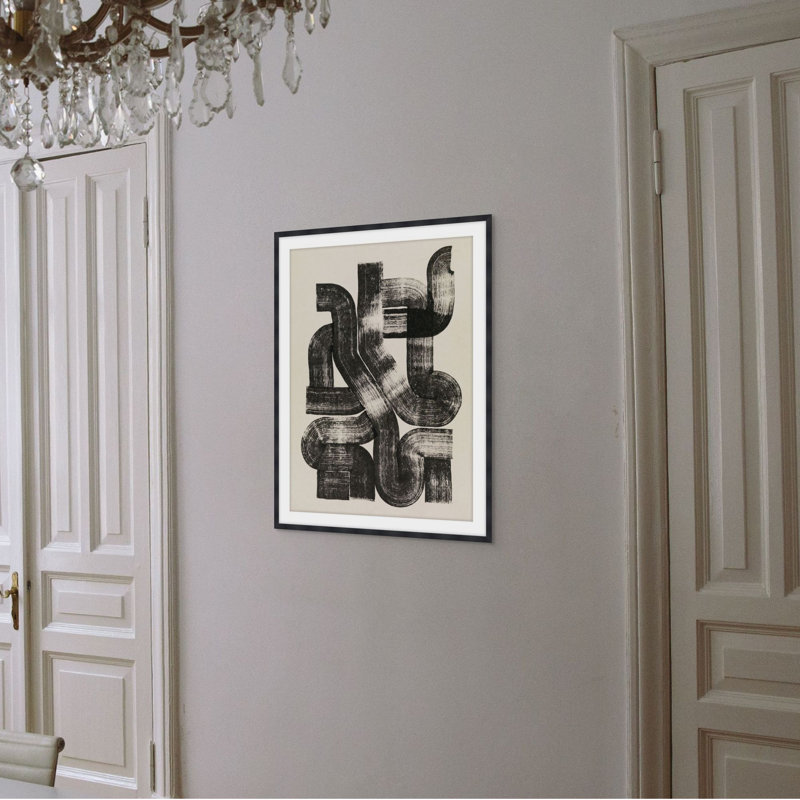 Abstract Print by Trey Hurst, 37.75" H x 29.75" W
