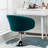 Swivel Upholstered Adjustable Height Counter Stool-1958791860
