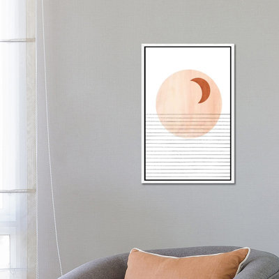 Abstract Crescent by Whales Way - Painting on Canvas