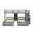 Twin-Over-Twin & Triple-Layer Bunk Bed, Coming With Drawers, Storage-Included Staircase, And Built-In Shelving