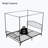 Queen 71.54'' Steel Bed Frame