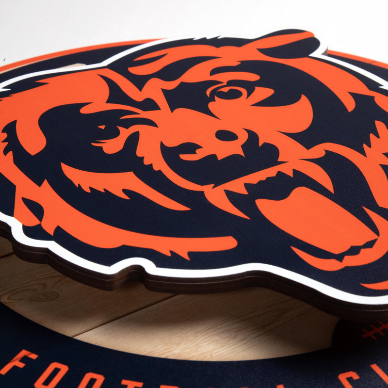 NFL Chicago Bears 3DX Circle Wall Art