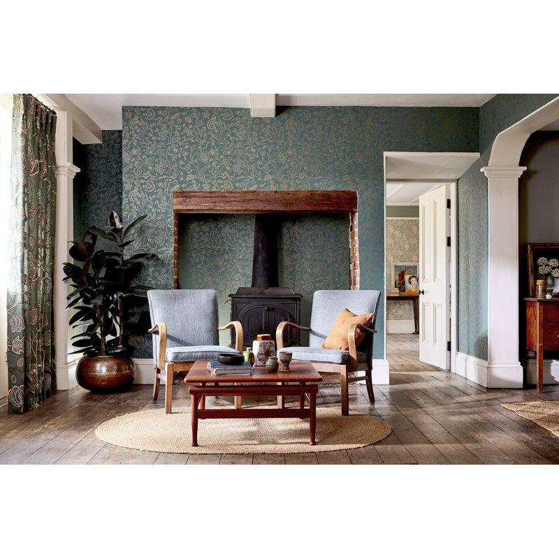 Middlemore Wallpaper, Moss Gold