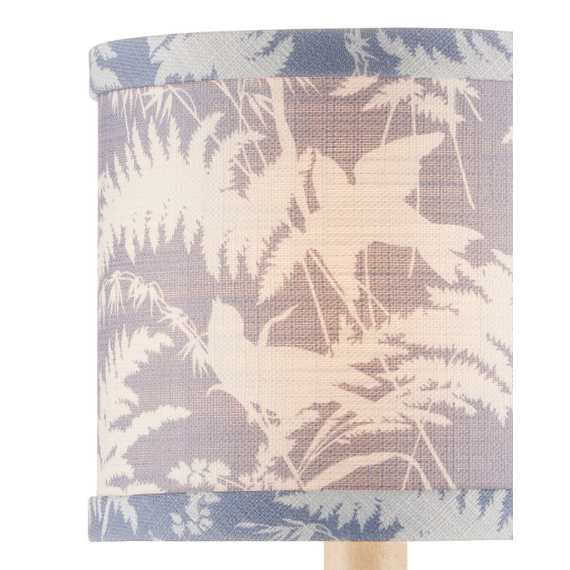 Aviary Drum Chandelier Shade, Dusty Blue