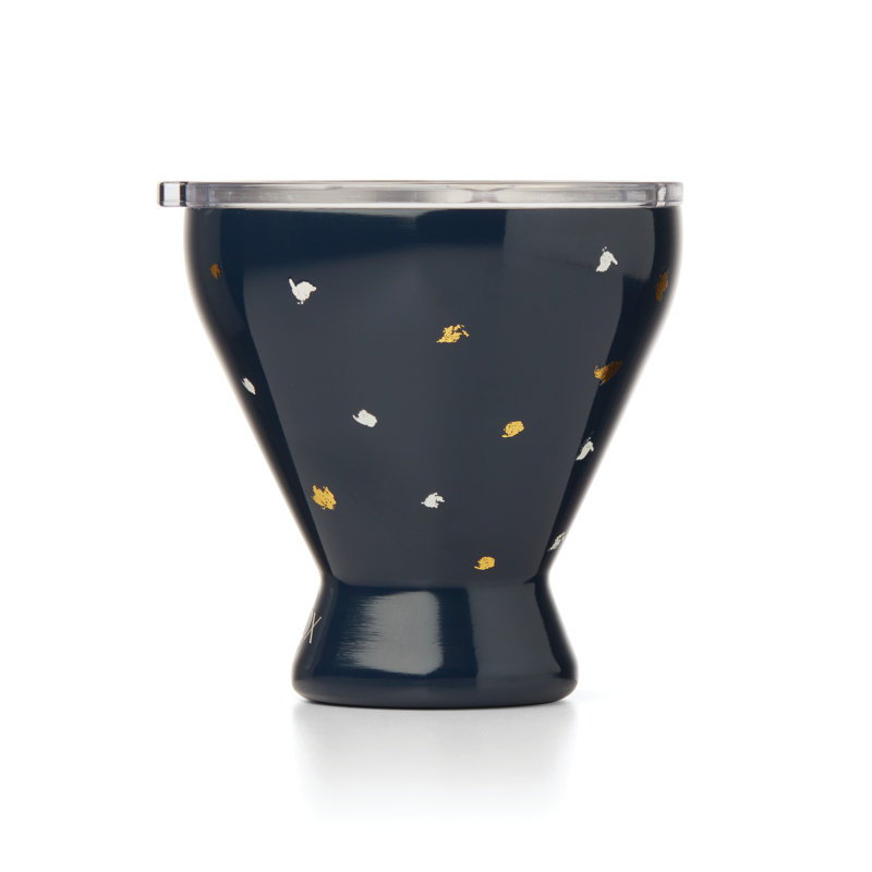 Blue Bay Stainless Steel Cocktail Tumbler, Dot