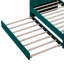 Lit de jour simple rembourré capitonné avec couchette, canapé-lit en velours avec ports USB et ports de charge de type C, aucun sommier nécessaire-2056648986