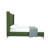 Promenade Mid-Century Modern Velvet Upholstered Eucalyptus Wood Platform Bed in Moss Green-1892023588-1892023512