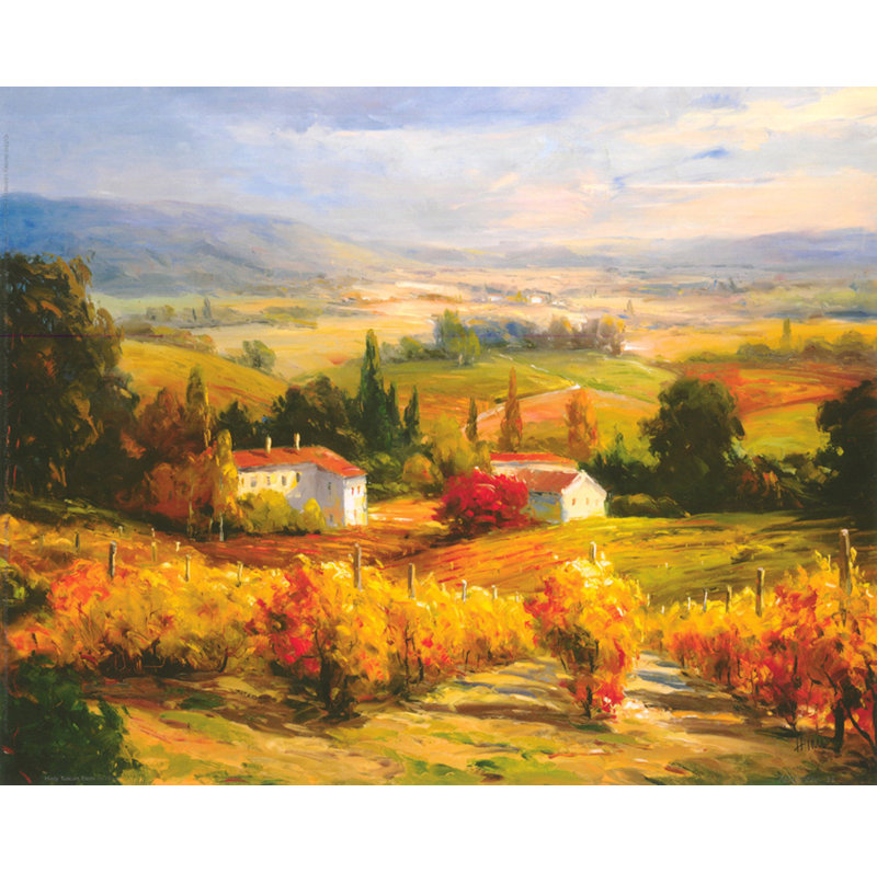 Ferme toscane Hazy, H 14 po x l 18 po