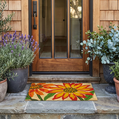 Blanket Flower Outdoor Doormat