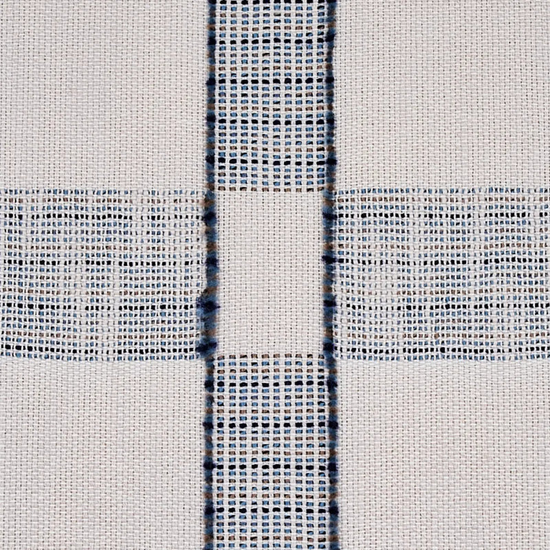Tissu à carreaux Elko, Indigo