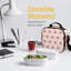 Sac à lunch isotherme avec contenants, boîte à lunch doublée thermique, contenants réutilisables résistants aux fuites pour le travail, les voyages et la plage, petit sac à lunch à étoiles réglables avec sangle réglable, facile à nettoyer