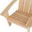 Chaise Adirondack moderne en cèdre Brently