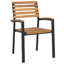 Delfino Stacking Patio Dining Armchair