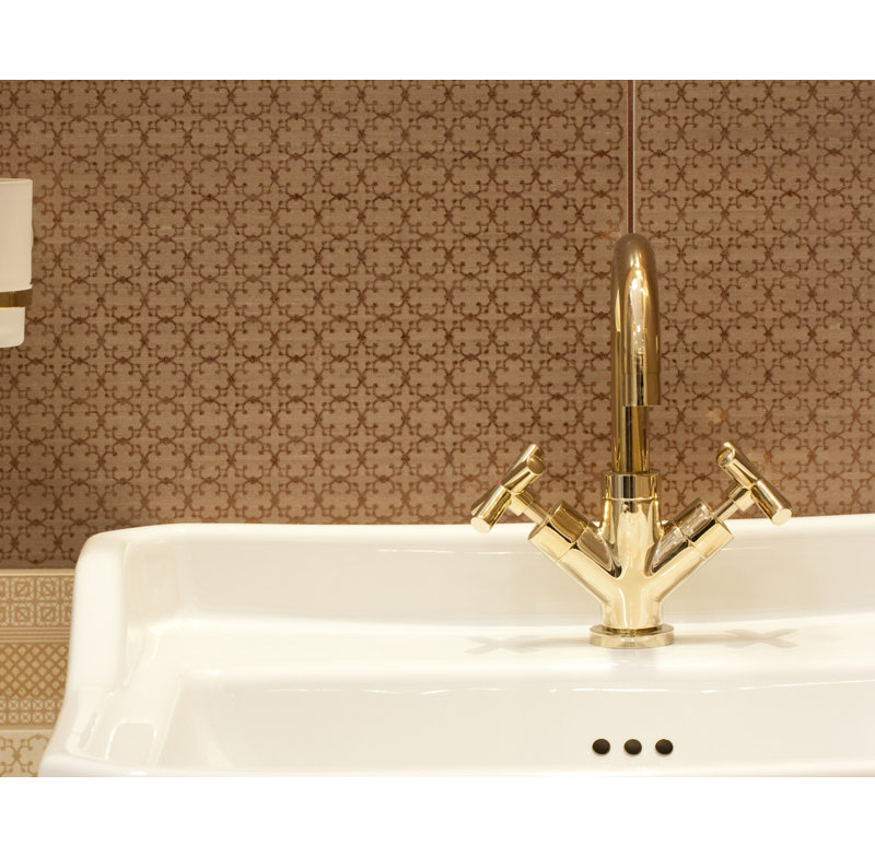 Apollo Countertop Basin Mixer, Gold