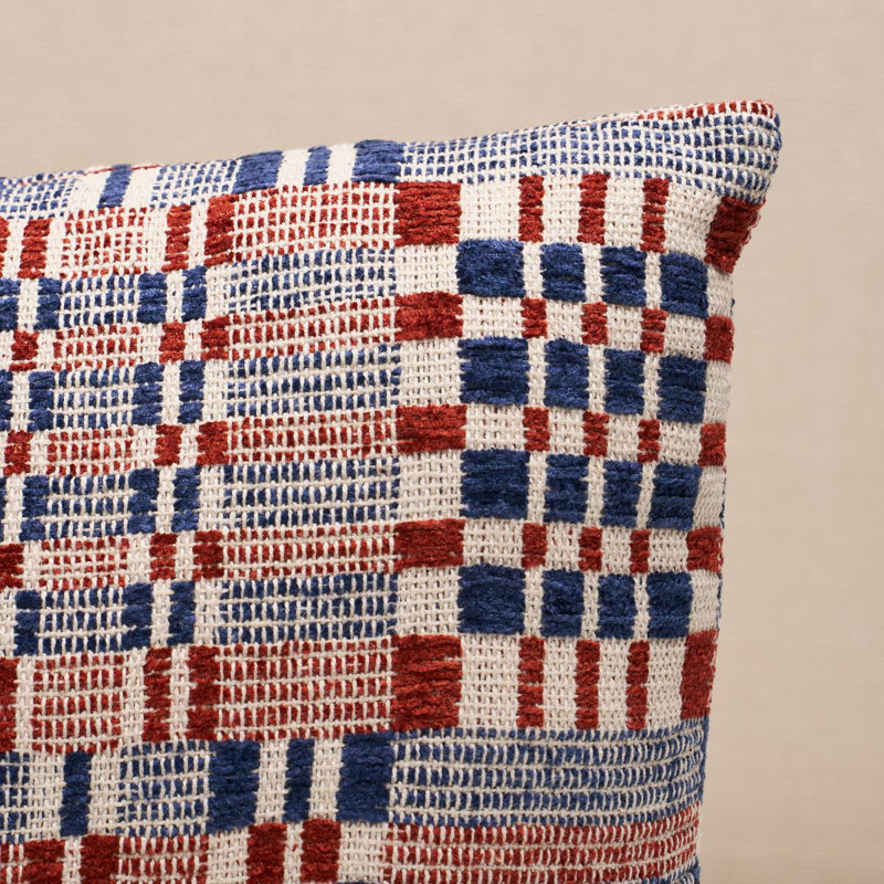 Brimfield Pillow Cover & Insert, Rectangle 12"H x 18"W, Red
