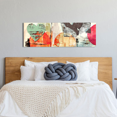 Pop Love 1 by Peter Winkel - Wrapped Canvas Painting