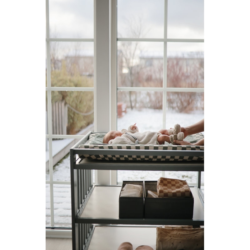 Changing Pad Cover, Olive Check