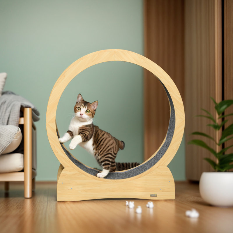 Roue d'exercice pour chat