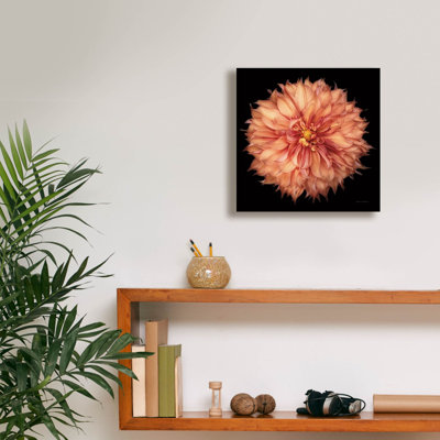  «Dahlia 1» par Debra Van Swearingen, art mural sur toile, 12 po x 12 po