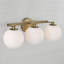 Ansley 3 Light Frosted Dimmable Vanity Light-94393077