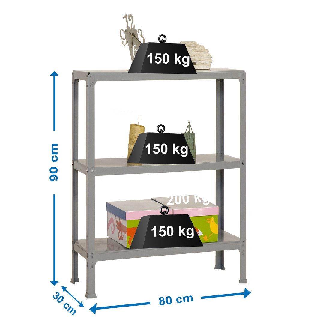 90 cm Lagerregal Vanleuven