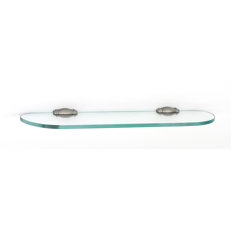 Charlies Bracket Shelf, Satin Nickel