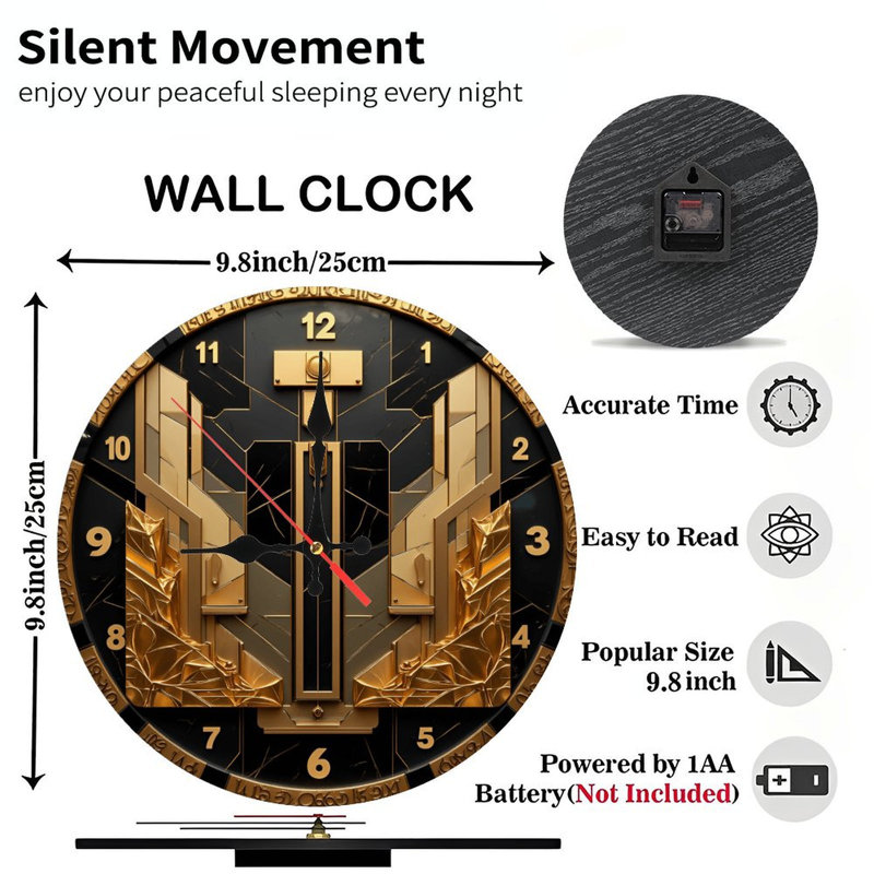 Horloge murale Art déco