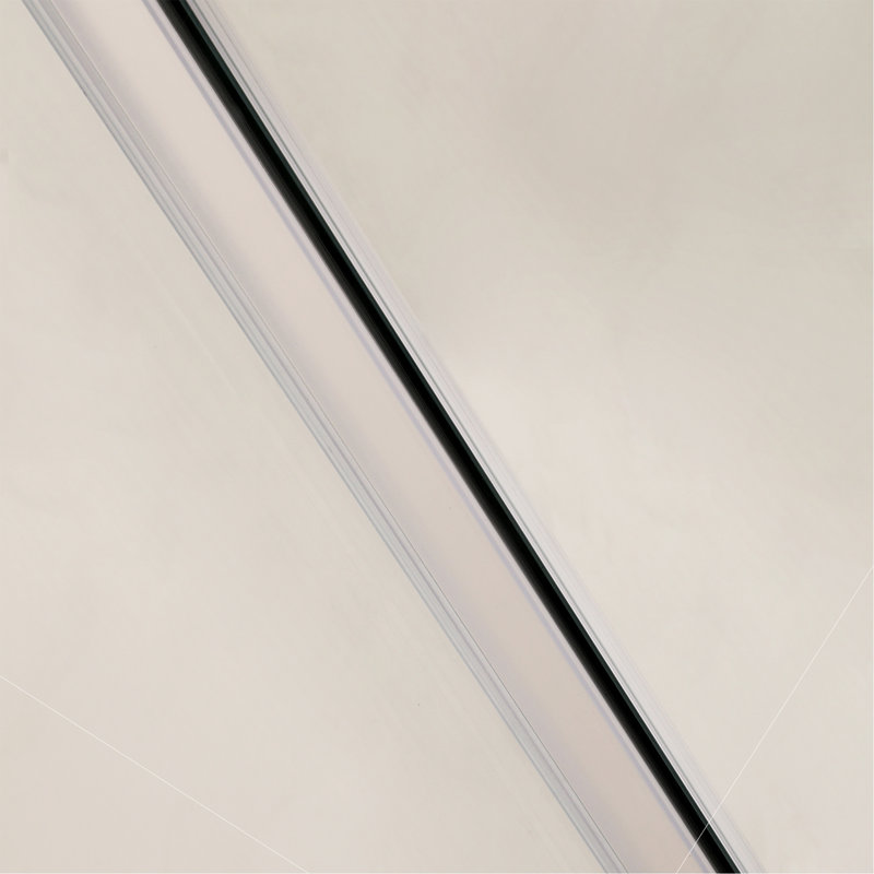 Shower Door 48" W X 72"H Single Sliding Bypass Shower Enclosure, Chrome