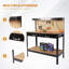 Banc de travail en bois 115 cm