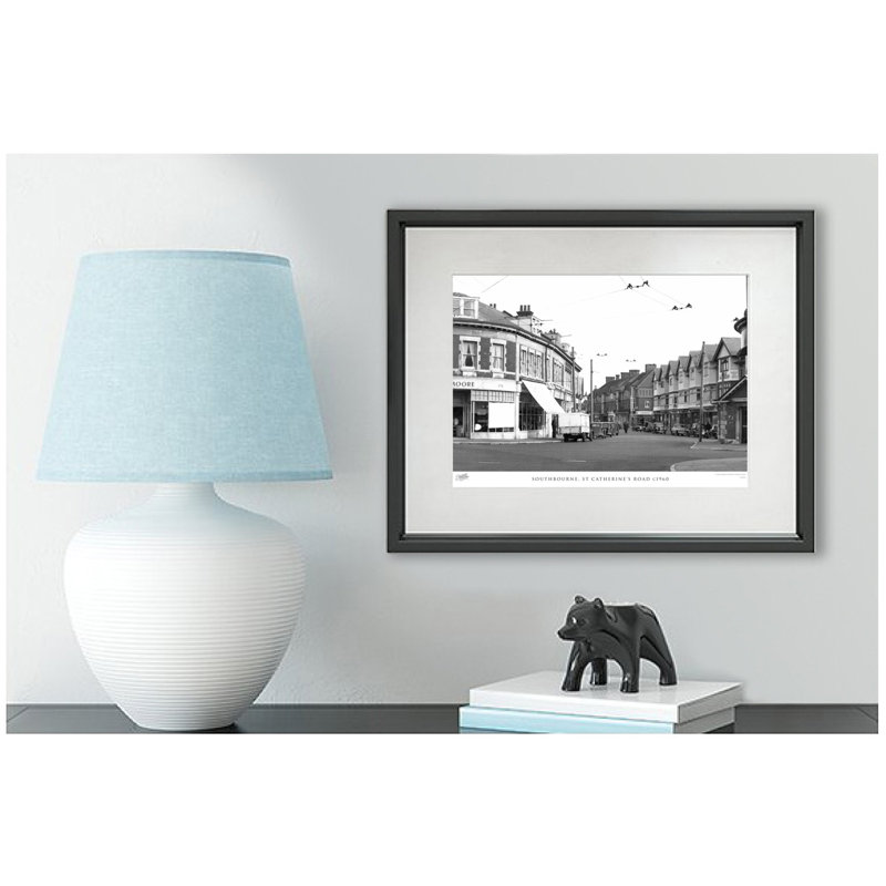 Southbourne, St Catherines Road C1960 by Francis Frith - Single Picture Frame Print, 40cm H x 50cm W x 2.3cm D
