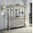 Bently Transitional Rectangular Hutch and Buffet with Touch Light in Champagne