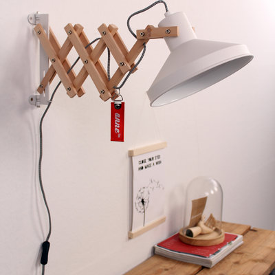 Johanna Wood Plug-in Swing Arm Sconce