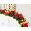 9' Holiday Garland With Hydrangeas, Ornaments And Bows